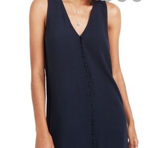 NWT Madewell heather button-front dress